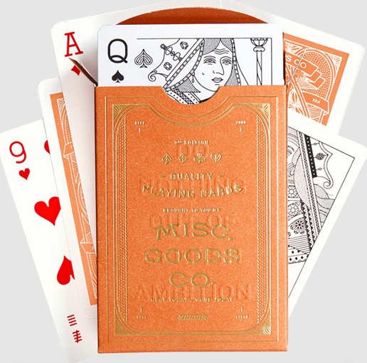 Misc Goods Co. Playing Cards - Sandstone