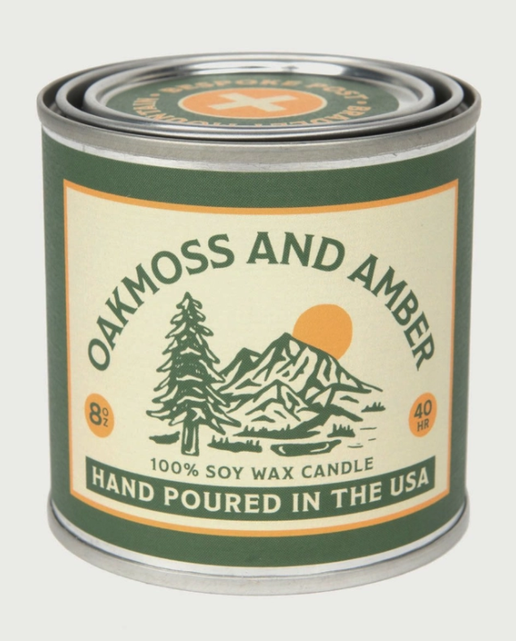 Oakmoss and Amber Candle