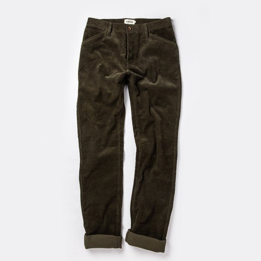 The Camp Pant in Olive Cord