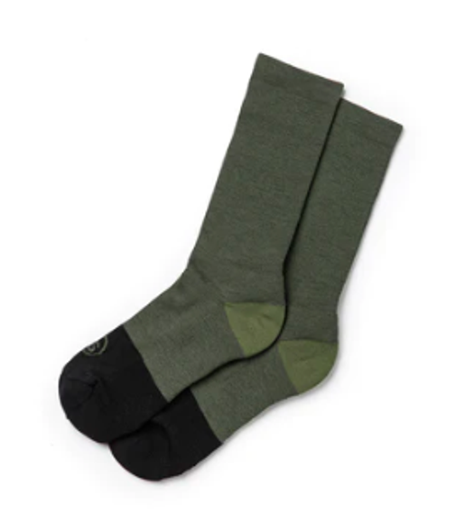 Merino Socks in Olive